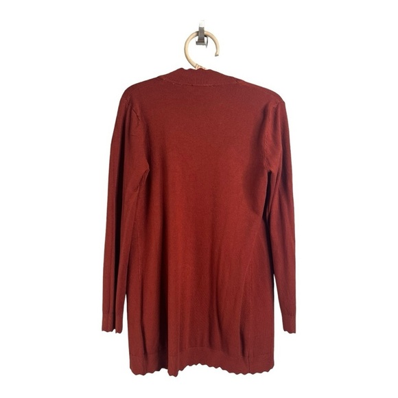 Stitch Fix: Evolution by Cyrus Davison Scallop Edge Cardigan in Colorado NWOT - Picture 5 of 14